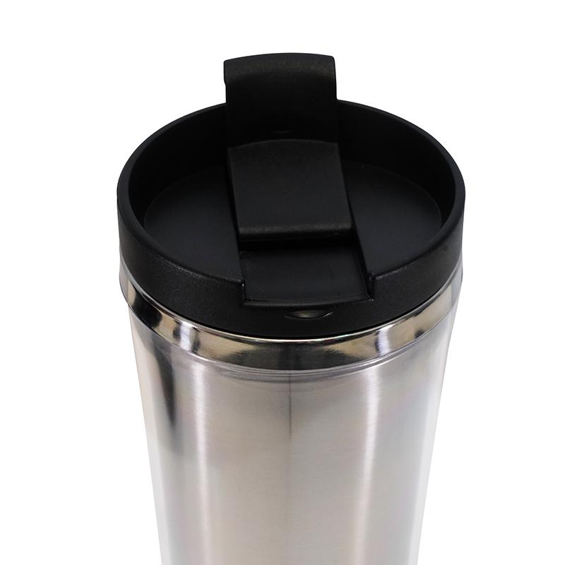 Customised stainless steel tumbler silver